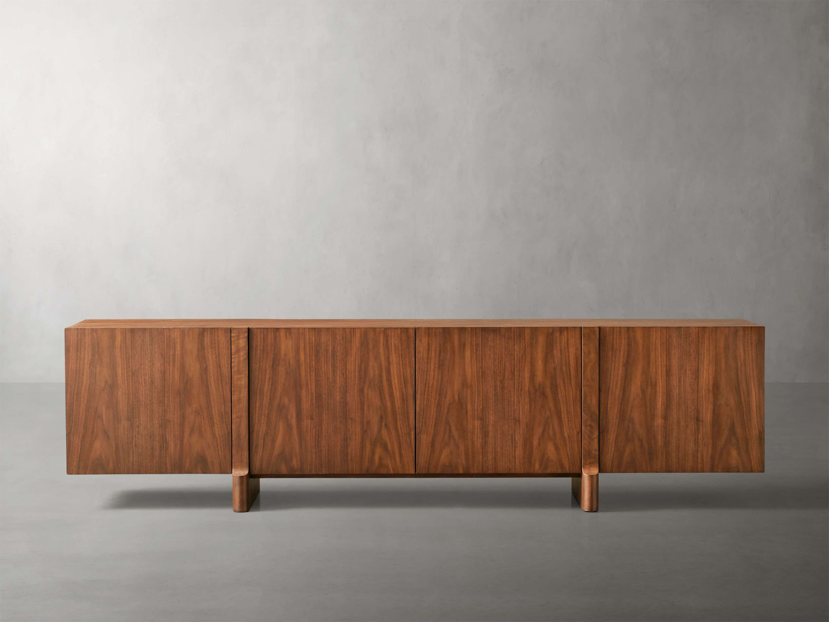 Modern Callan Media Console with Storage - Stylish TV Stand for Living Room, Bedroom & Home Theater - Perfect for Organizing Electronics & Entertainment Systems