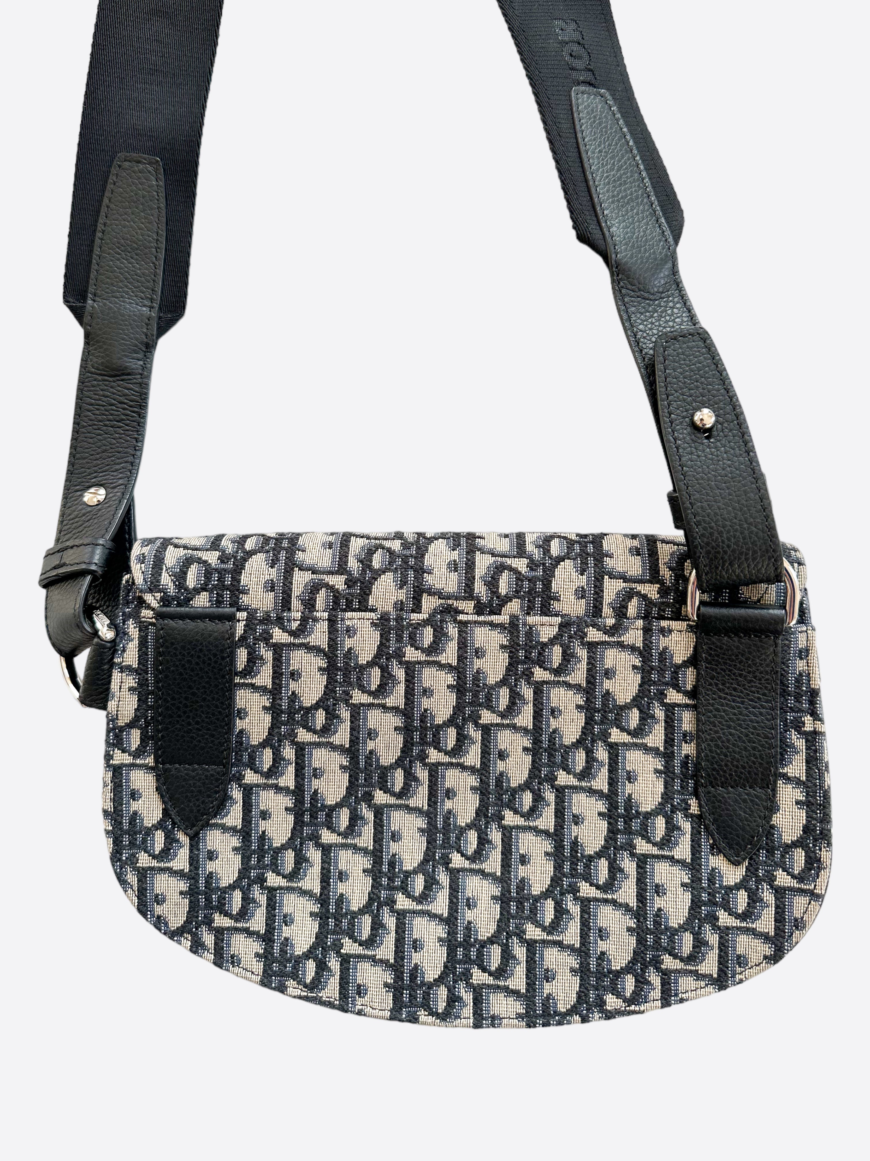 Dior Beige Oblique Mini Saddle Bag - Luxury Crossbody Purse for Women | Perfect for Date Night, Parties & Everyday Use