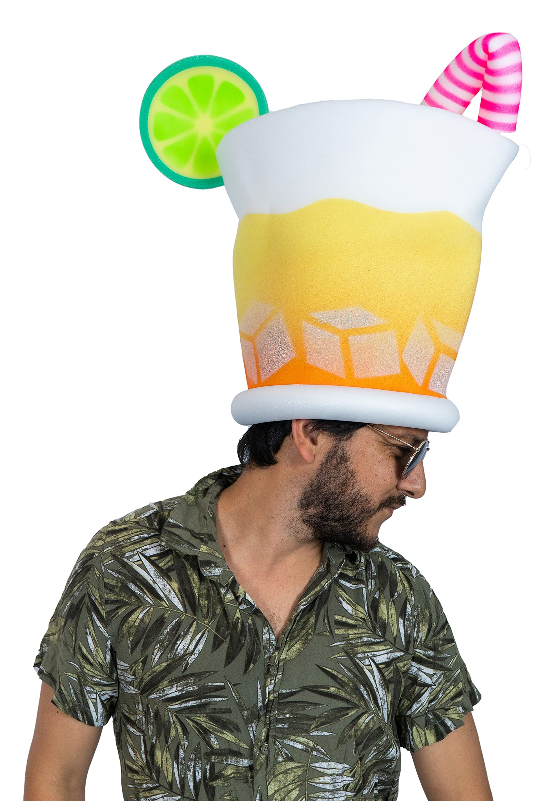 Foam Party Hats - Fun Cocktail Glass & Dress Hats for Bartenders | Signature Bar Decor for Themed Parties & Nightclub Events