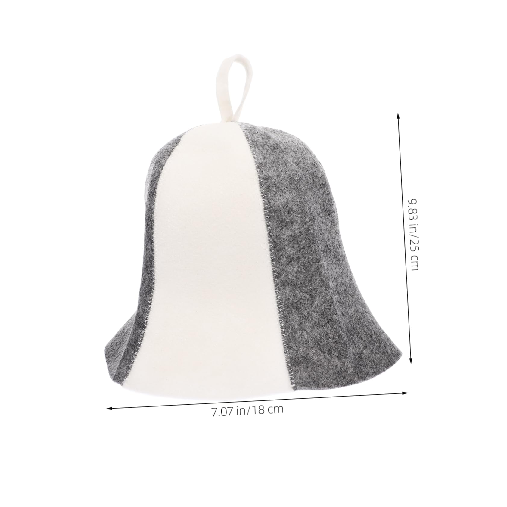 YARNOW 8-Pack Felt Sauna Hats for Men & Women - Breathable Shower Cap, Bathhouse Headwear, Spa Accessories, Water Absorbent Sleep Cap - Perfect for Sauna, Steam Room, Bathing & Relaxation at Home