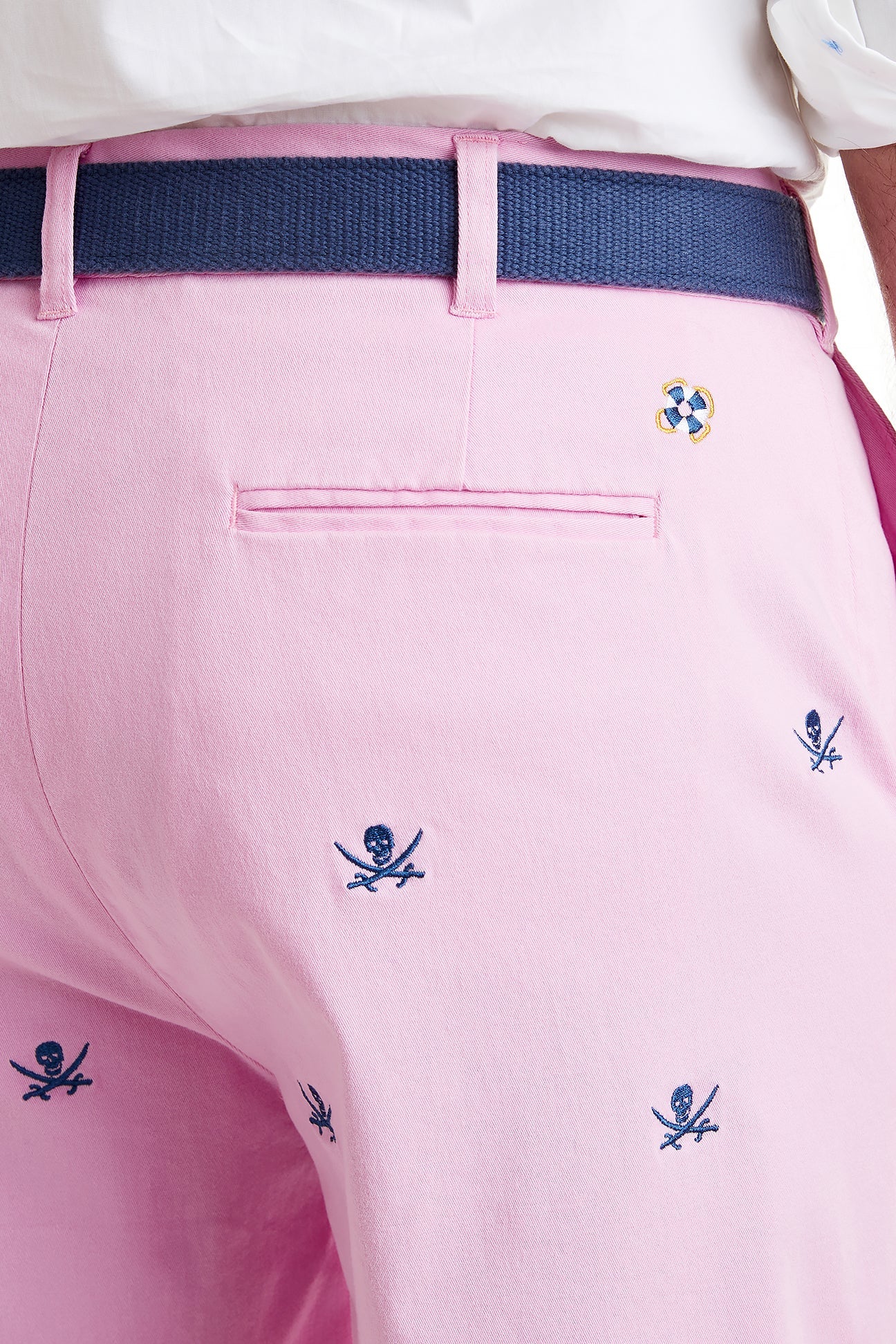 Cisco Short Stretch Twill Pink with Calico Jack - Comfortable Women's Stretch Twill Pants for Casual Wear & Lounge