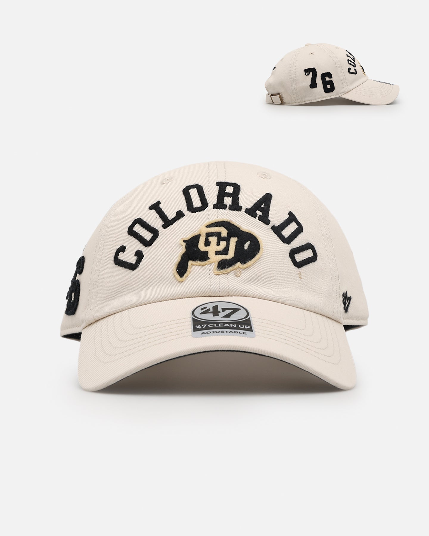 47 Brand Colorado Buffaloes Adjustable Strapback Sand Hat - Official NCAA Team Logo, Comfortable & Stylish for Fans, Tailgating, and Outdoor Events