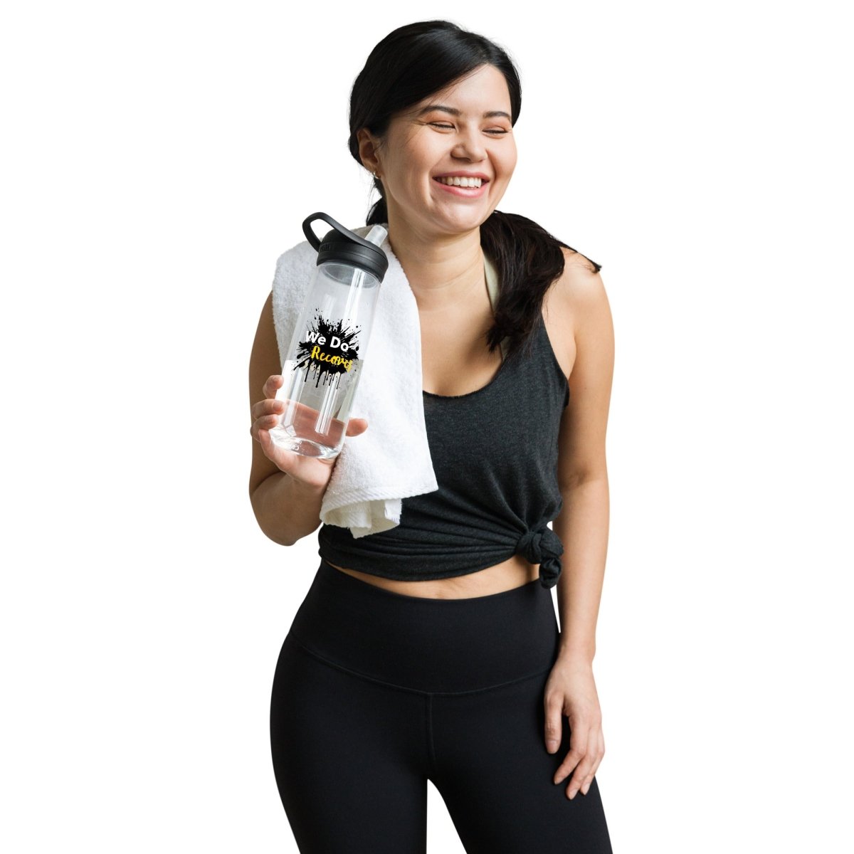 Eco-Friendly Sports Water Bottle - BPA Free, Leak Proof, Reusable for Gym, Hiking & Outdoor Activities | We Do Recover Brand