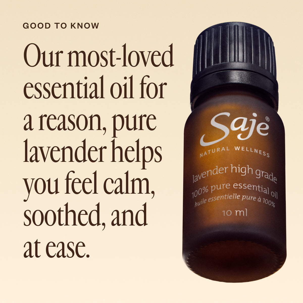 Premium Lavender Essential Oil 10ml - 100% Pure & Natural for Aromatherapy, Relaxation & Skin Care