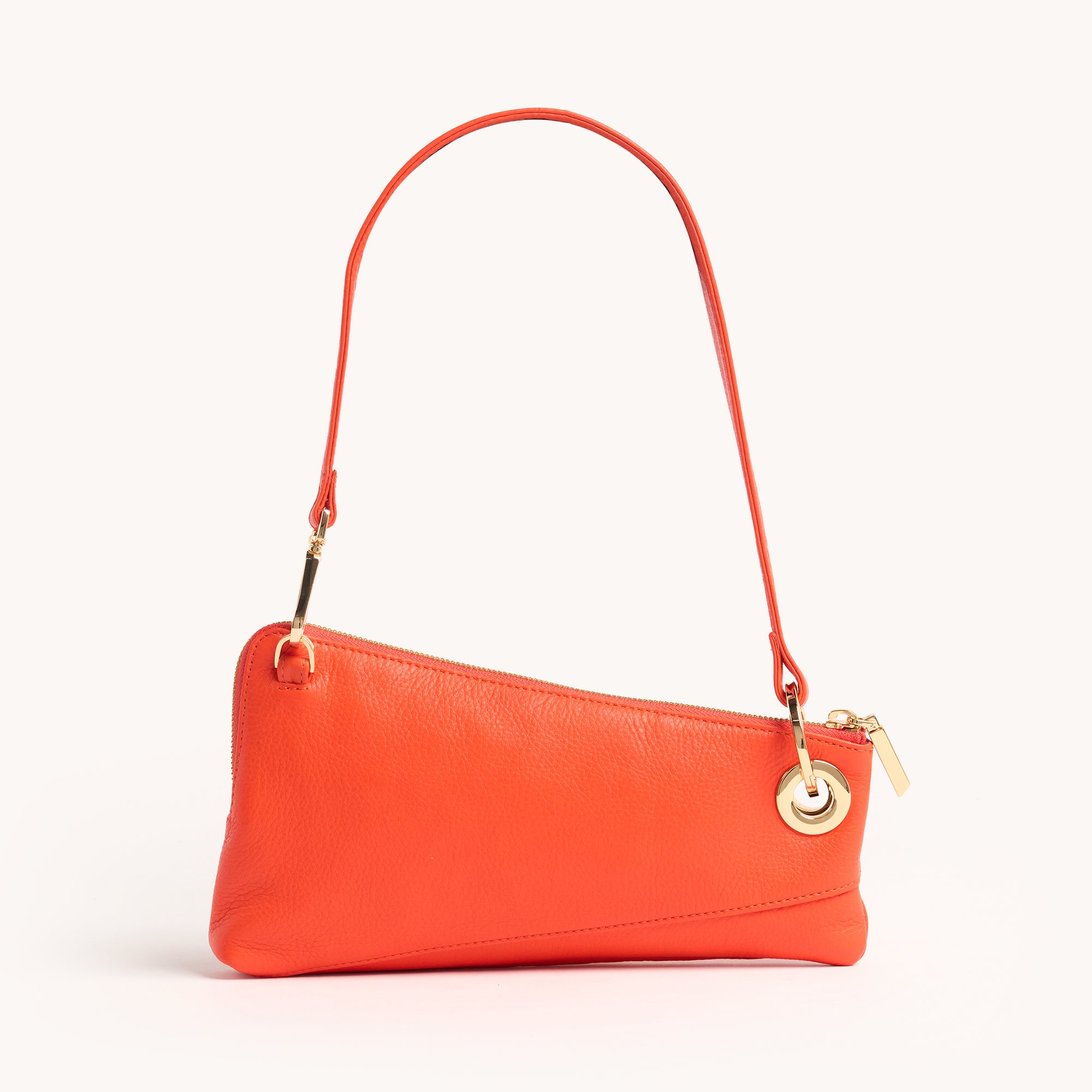 Nash Pochette Handbag - Stylish Habanero & Gold Crossbody Bag for Women | Perfect for Parties, Dates & Everyday Use