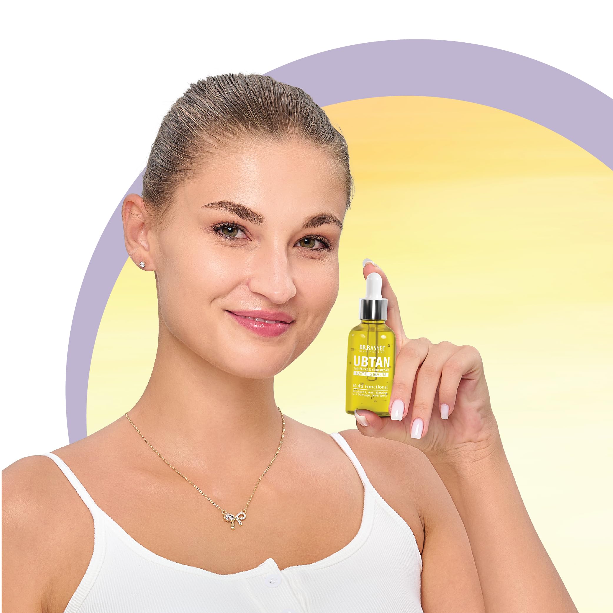 DR.Rashel Ubtan Face Serum - Pore Minimizing & Anti-Aging Treatment for Glowing Skin | Brightening Serum for Men & Women | Perfect for Daily Skincare Routine & Nighttime Regimen
