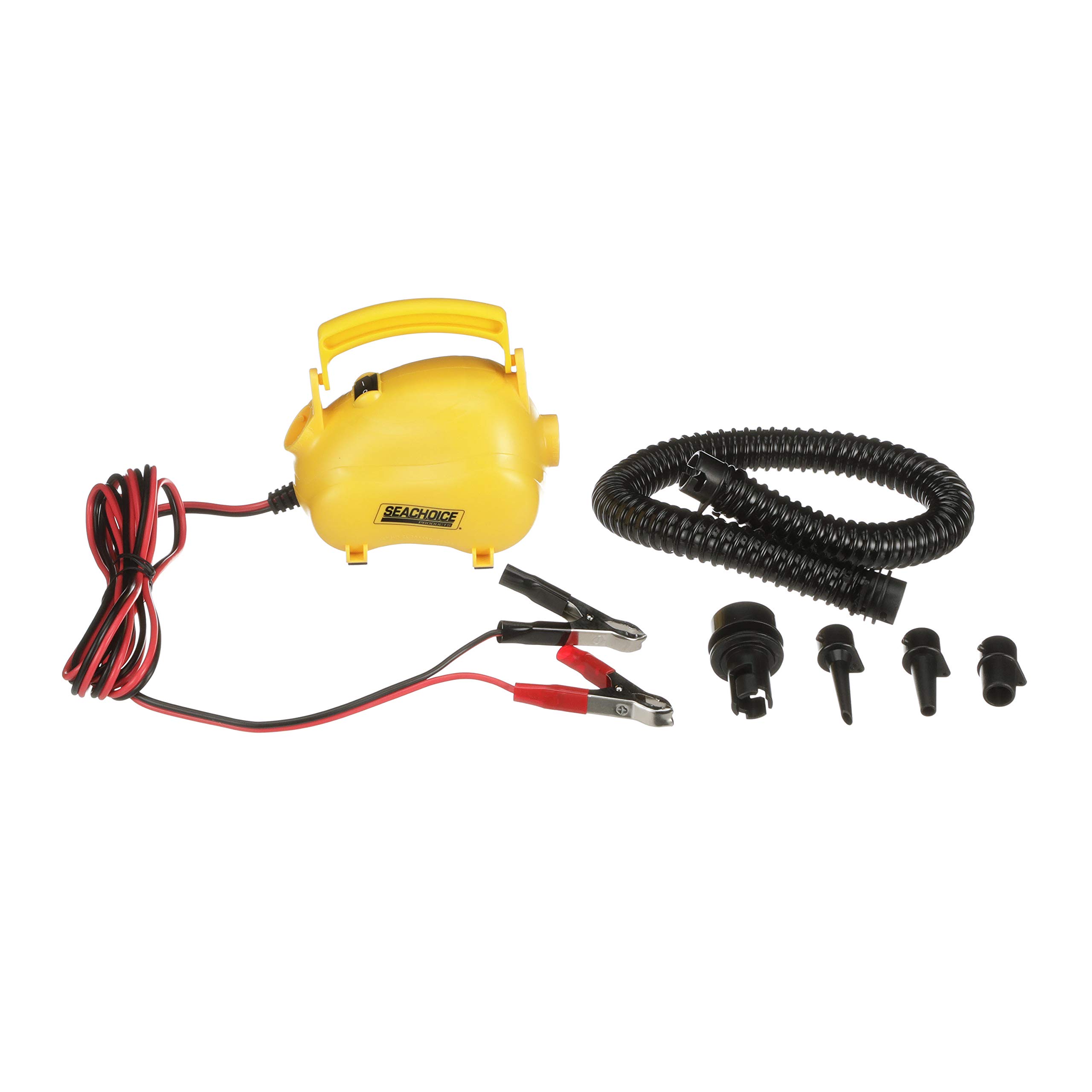 Seachoice 12V Electric Air Pump - High Power Portable Inflator for Boats, Kayaks, Paddleboards, Pool Floats & Outdoor Inflatables | Fast Inflation for Marine & Water Sports Equipment