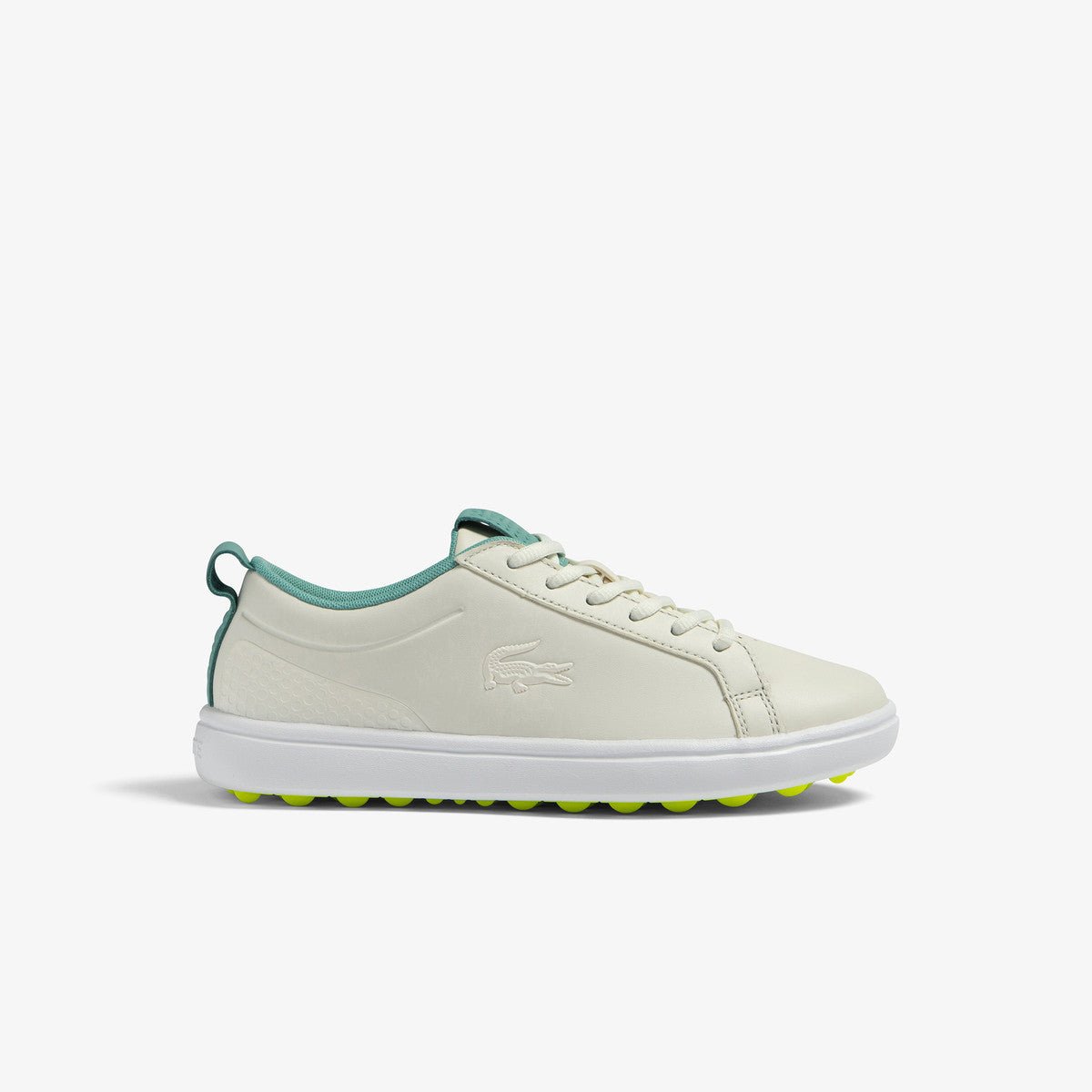 Lacoste G ELITE Women's Lightweight Synthetic Golf Shoes - Beige | Comfortable & Breathable for Walking & Golfing on the Course