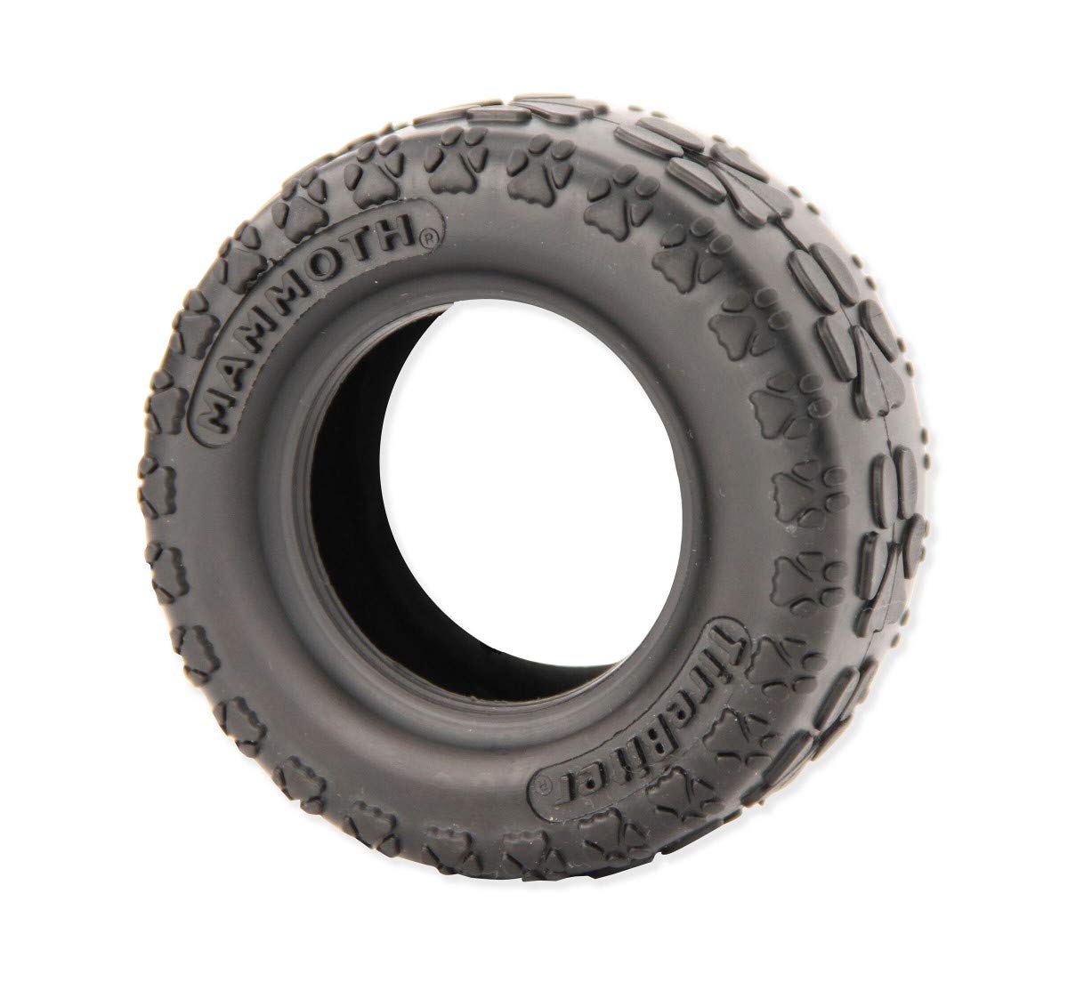MAMMOTH TireBiter II 5-Inch Durable Dog Chew Toy - Pack of 2 for Aggressive Chewers - Great for Playtime, Training & Dental Health