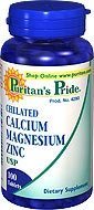 Chelated Calcium Magnesium Zinc Supplement (100 Tablets per Bottle) - 2 Pack | Supports Bone Health, Muscle Function & Immune System | Ideal for Daily Wellness & Active Lifestyles