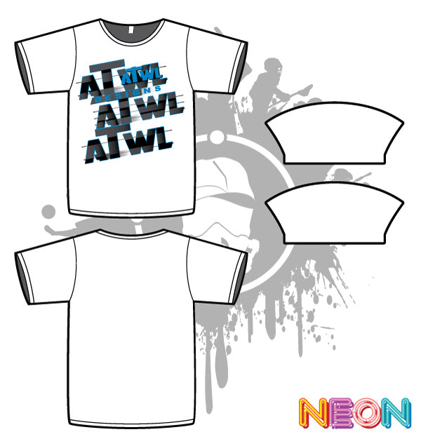 Men's White Sublimation Soccer Jersey - Repeat Design - Breathable & Lightweight for Training & Match Play