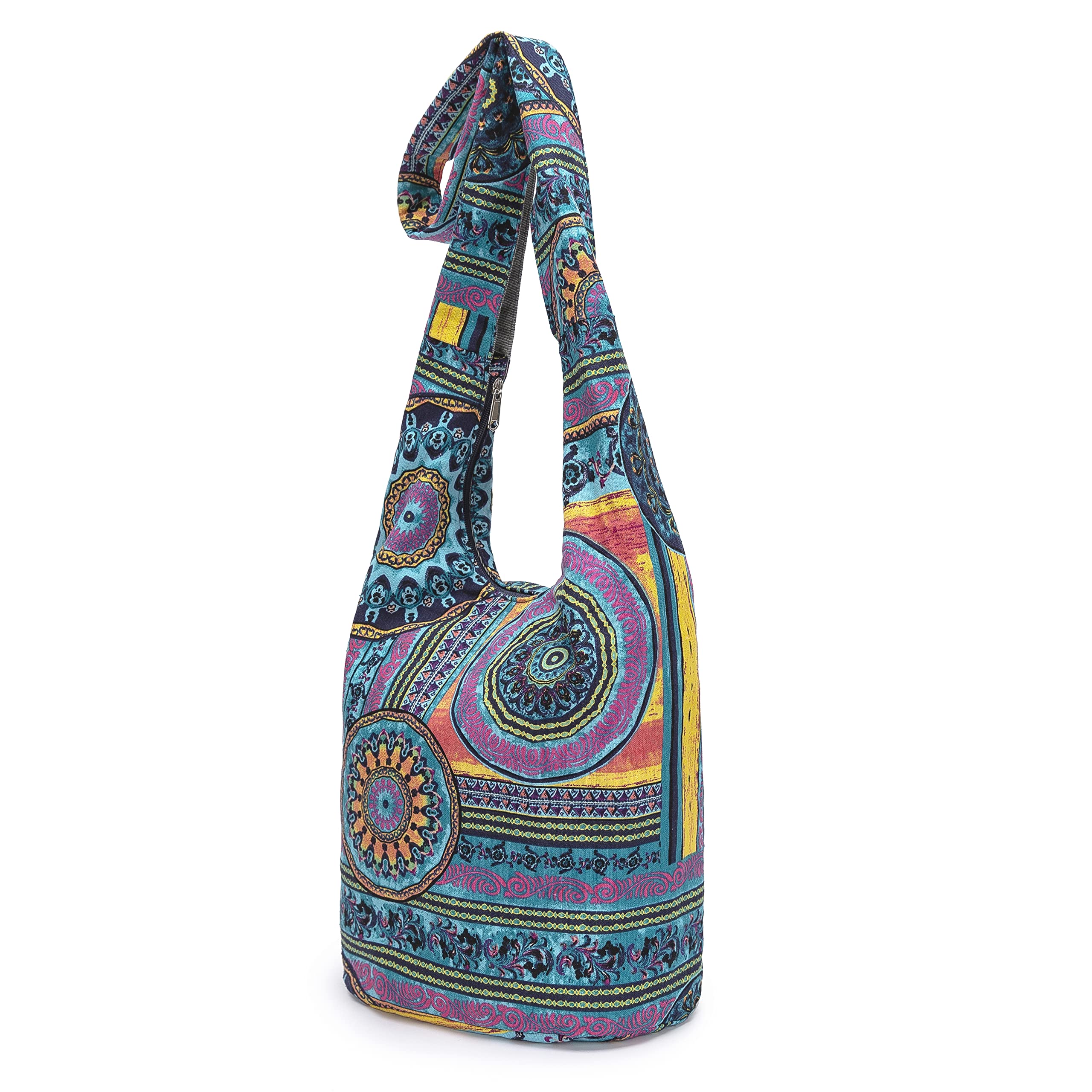 Stylish Women's Canvas Shoulder Handbags - Bohemian Hippie Crossbody Bags with Animal Prints for Everyday Use, Travel & Casual Outings