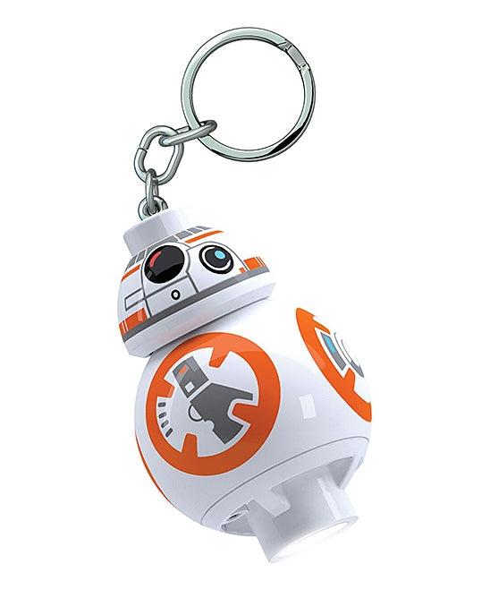 Star Wars BB-8 LED Keychain Flashlight - Portable Light for Nighttime Adventures, Keychain Light for Fans, Perfect for Cosplay, Camping, and Emergency Use
