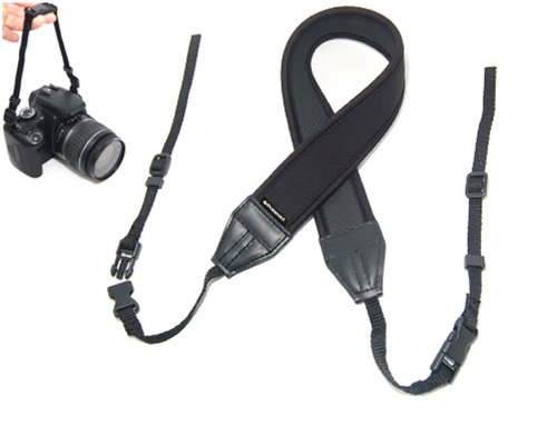 Canon Vixia Camera Neck Strap - Adjustable Neoprene Cushioned Shoulder Strap for HF R300, R30, R32, R200, R20, R21, R400, R42, R40, FS40, FS400, XF300, XF305, XH-G1S, XH-A1S, GL1, GL2 Camcorders - Perfect for Travel, Vlogging & Outdoor Shooting