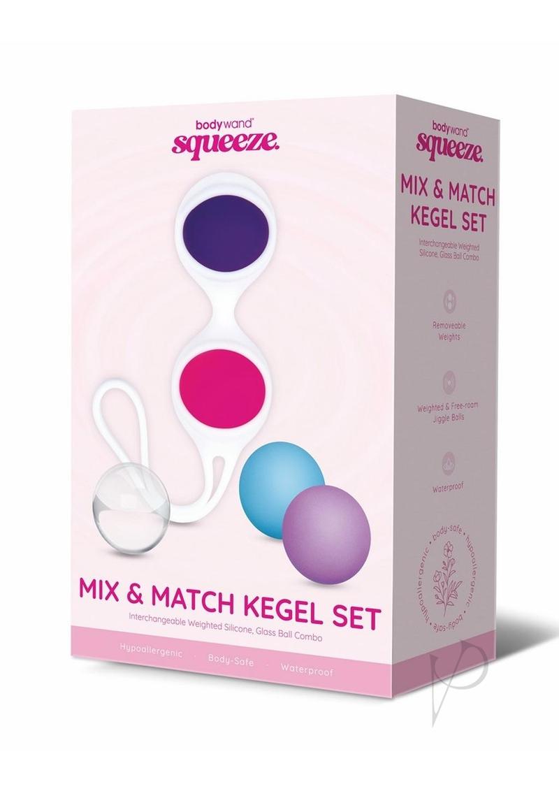 Bodywand Squeeze Mix and Match Kegel Exercise Set - 15 Silicone Weighted Kegel Balls (74g) for Pelvic Floor Strength Training - Perfect for Postpartum Recovery & Women's Health