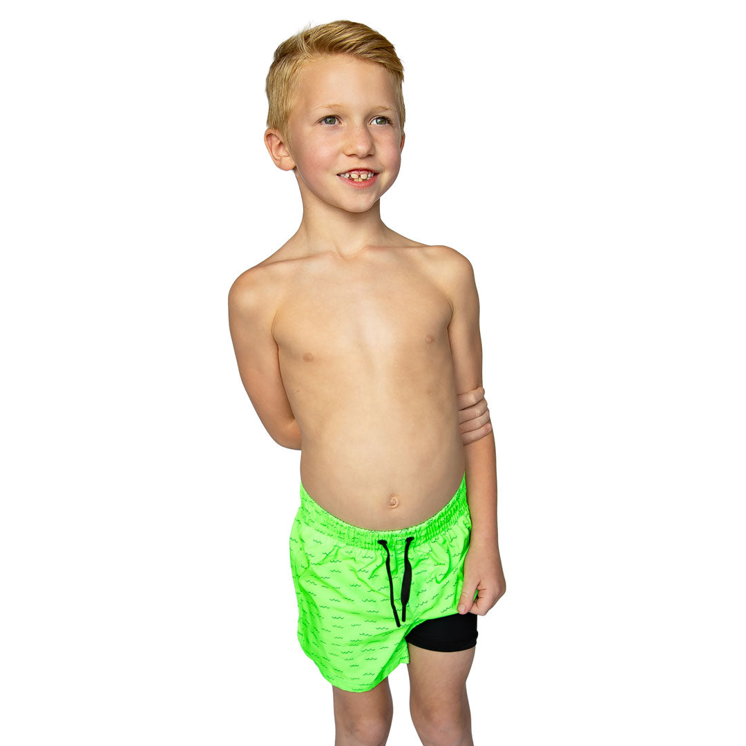 Boys' Reef Shorts - Quick-Dry Swim Trunks for Beach, Pool & Summer Outdoor Activities