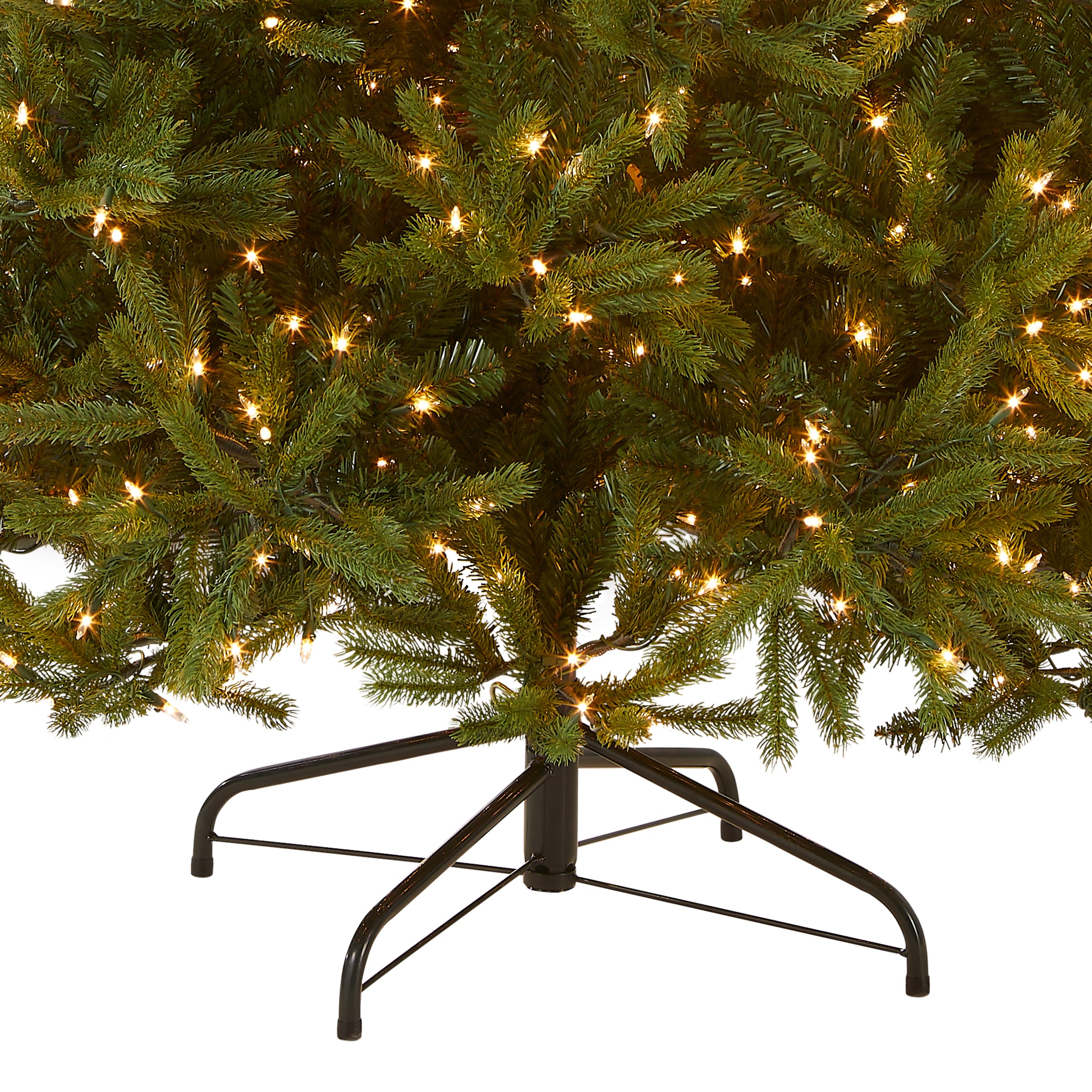 7.5 ft Pre-Lit Artificial Christmas Tree - Fraser Fir with Clear LED Lights for Holiday Decor | Perfect for Living Room, Office, and Festive Home Decorations
