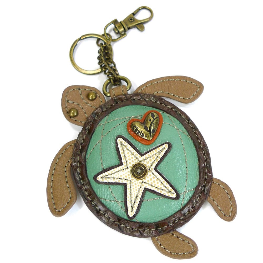 CHALA Patchwork Crossbody Canvas Messenger Bag with Sea Turtle Keychain - Stylish Eco-Friendly Shoulder Purse for Women, Perfect for Travel, Shopping & Everyday Use