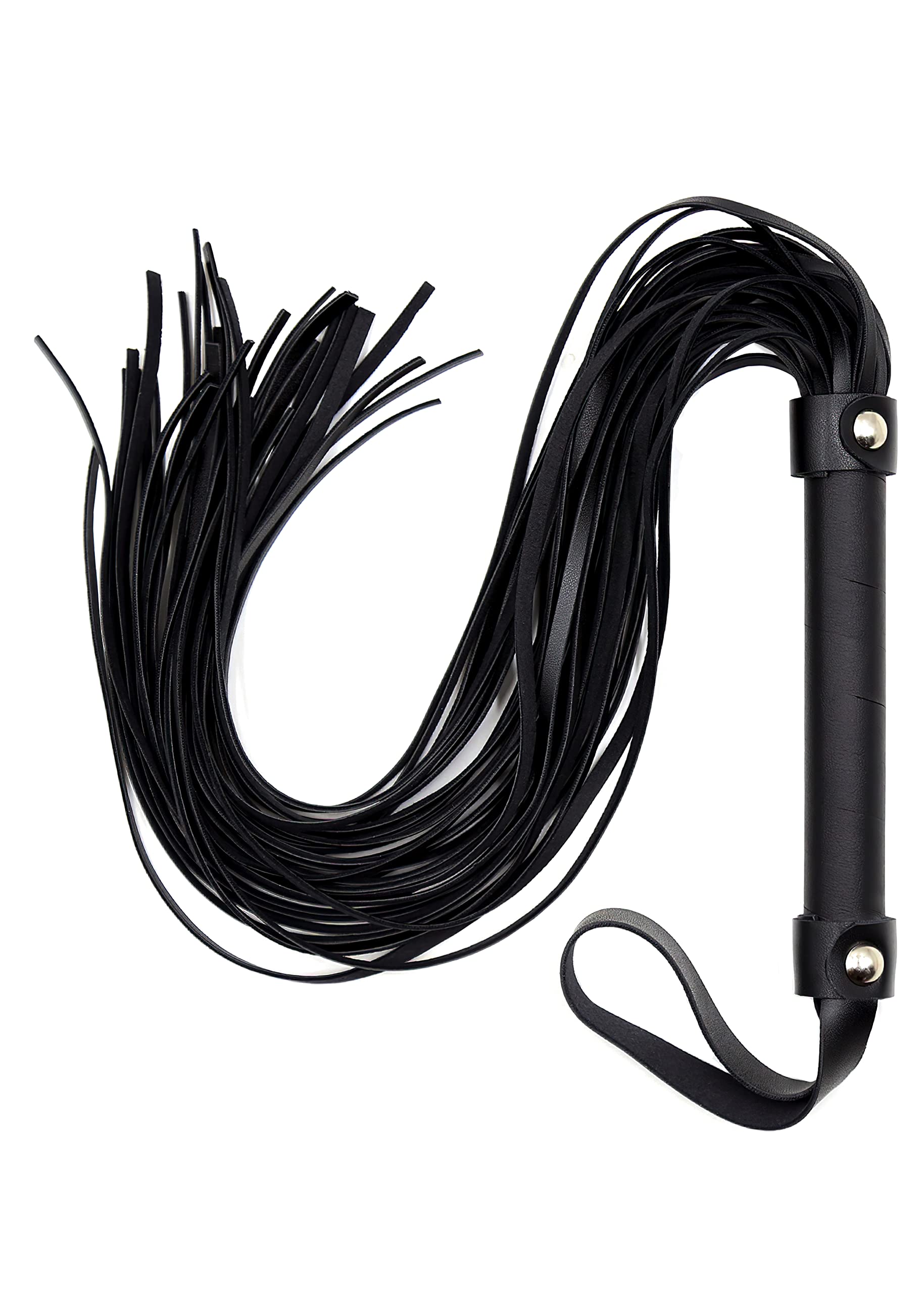 18 Inch Soft BDSM Whip Flogger - Premium SM Spanking Paddle for Adult Bondage Play, Sensual Couples Toys & Kinky Bedroom Accessories