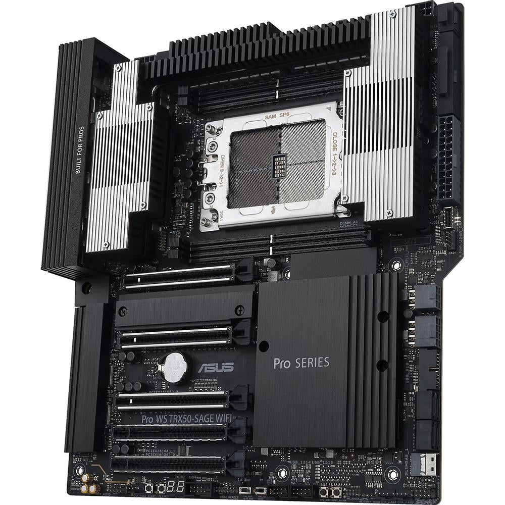 ASUS Pro WS TRX50 SAGE WIFI AMD TRX40 Motherboard - Workstation & Content Creation PC Build - Perfect for 3D Rendering, Video Editing & AI Development
