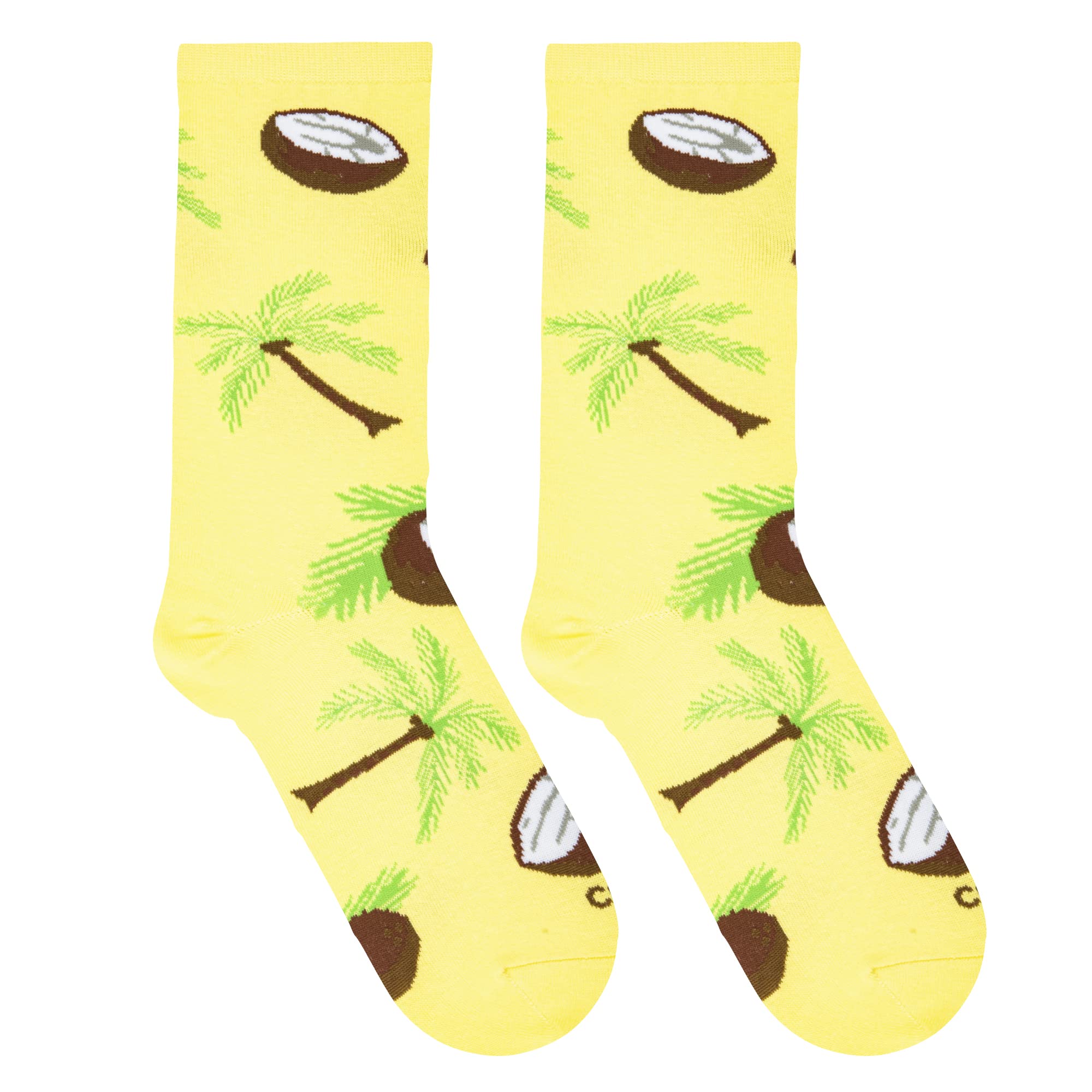 Fun Fruit Print Crew Socks for Women - Casual & Work Wear