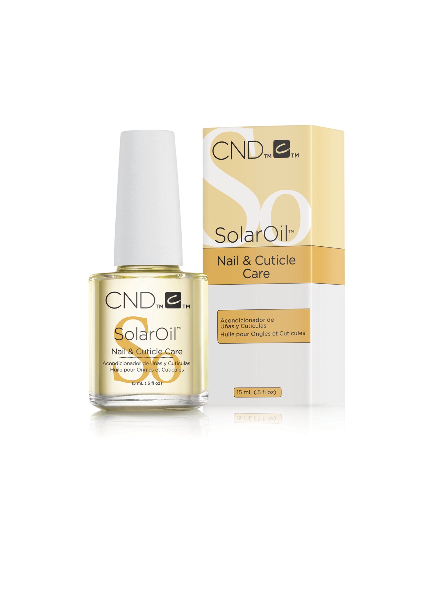 CND Solar Oil Nail & Cuticle Treatment - Hydrating & Strengthening for Healthy Nails - Perfect for Manicures, Pedicures & At-Home Nail Care