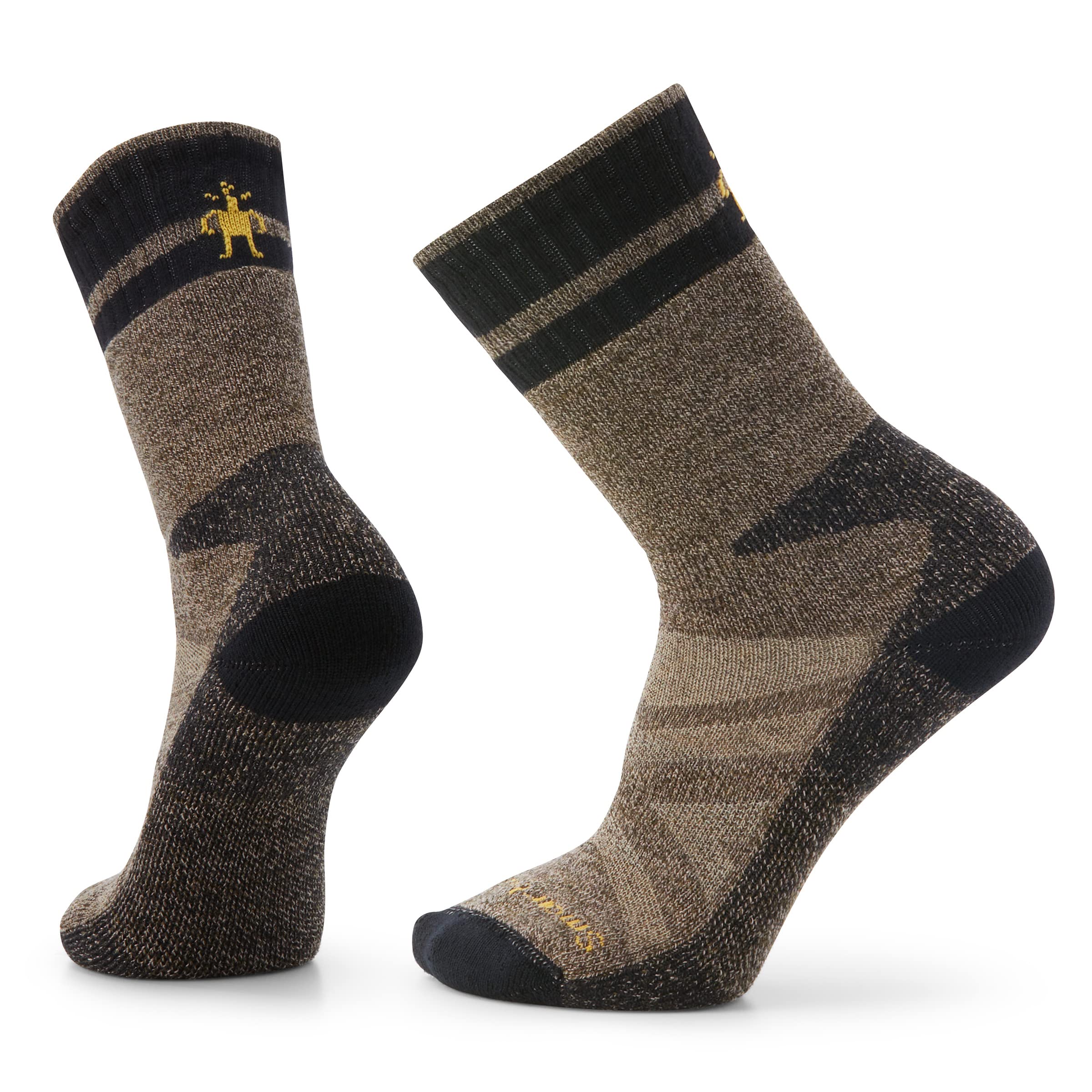 Smartwool Men's Maximum Cushion Merino Wool Mountaineer Tall Crew Socks - Warm Hiking & Outdoor Adventure Socks for Cold Weather