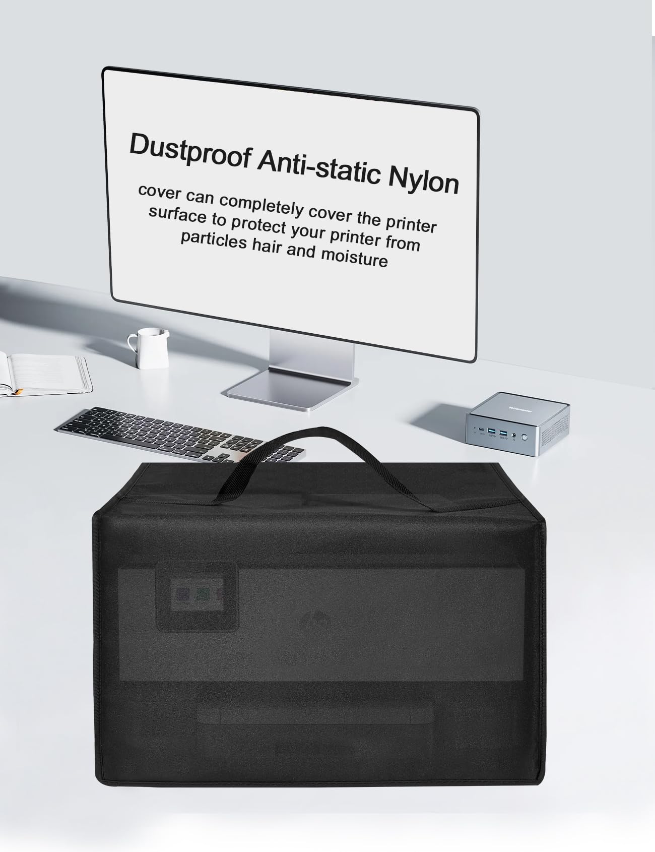 HP OfficeJet Pro 9125e/8139e/8135e/8015e Wireless Printer Dust Cover - Anti-Static Nylon Protective Case for All-in-One Inkjet Printers - Perfect for Home Office & Workspace Protection