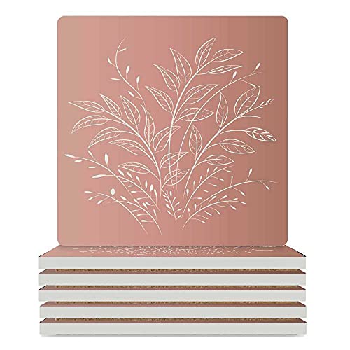 White Pink Leaves