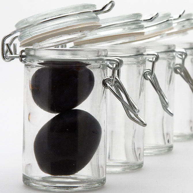 2oz Mini Mason Glass Jars with Lids - Small Glass Jars for Spices, Honey, Jam, DIY Crafts, Wedding Favors & Home Storage (Pack of 12)