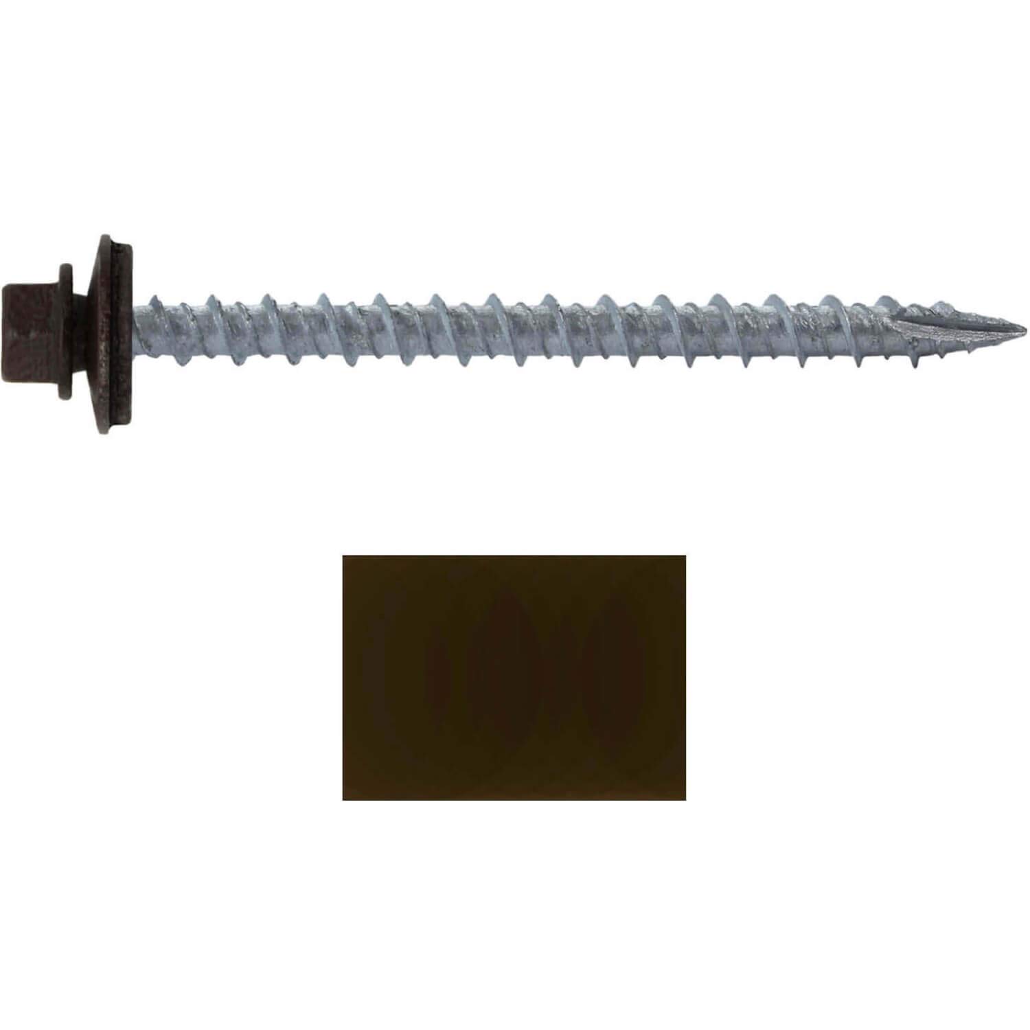 #10 Metal Roofing Screws (250 Pack) - 2-1/2
