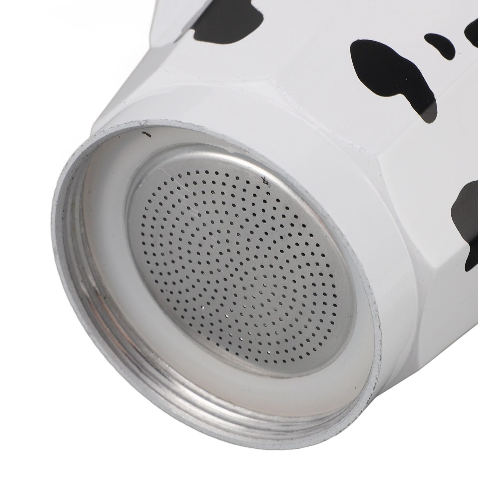 Fockety Stovetop Espresso Maker - 6 Cup Aluminum Moka Pot with Cow Print Design, Portable Italian Coffee Maker for Home, Cafe, Camping & Travel - Perfect for Outdoor Adventures and Italian-Style Coffee Brewing