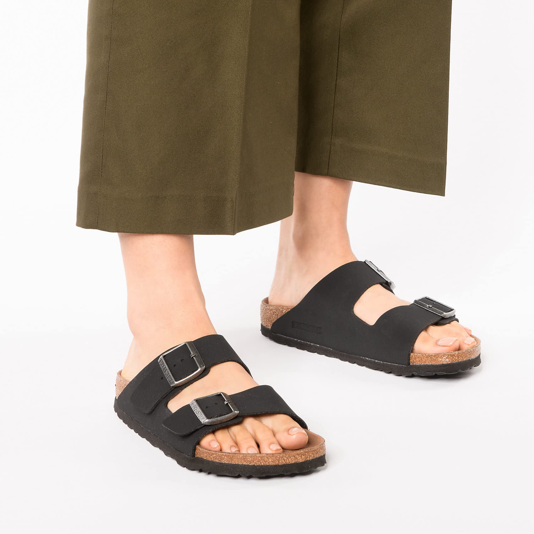 Birkenstock GIZEH Comfortable Cork Footbed Sandals for Women - Matcha Green | Perfect for Summer, Beach, and Casual Outfits