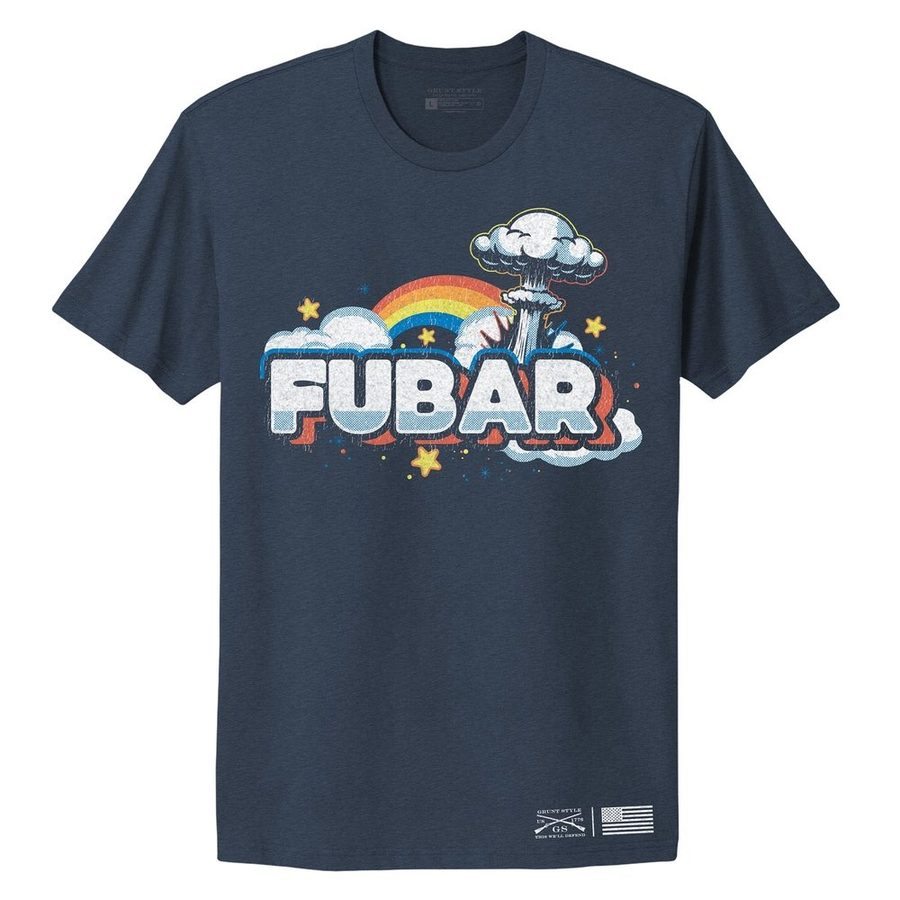 Women's FUBAR Boyfriend Fit T-Shirt - Midnight Navy | Soft & Comfortable Oversized Tee for Casual Wear, Lounge & Street Style