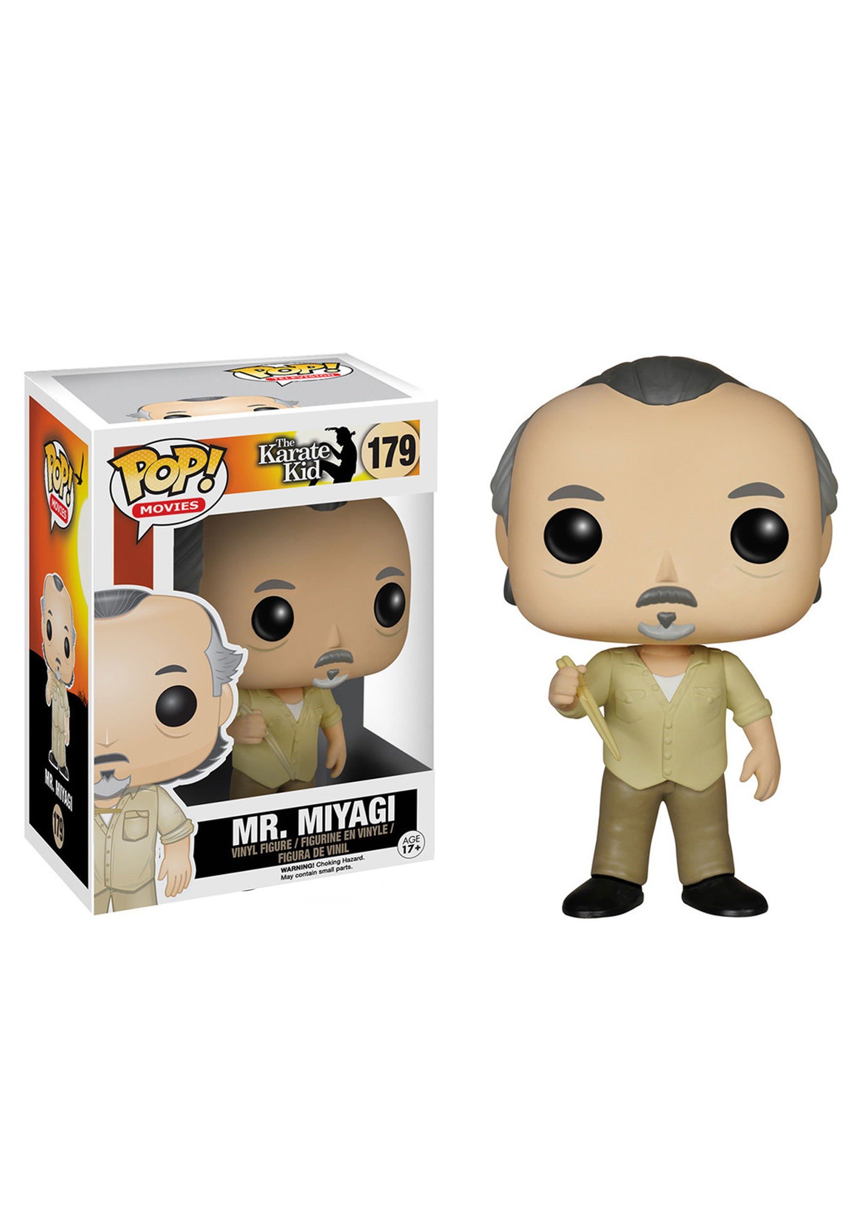 Funko Pop! The Karate Kid - Mr. Miyagi Vinyl Figure | Collectible Toy for Fans | Perfect for Display, Gifts, and Anime Collections