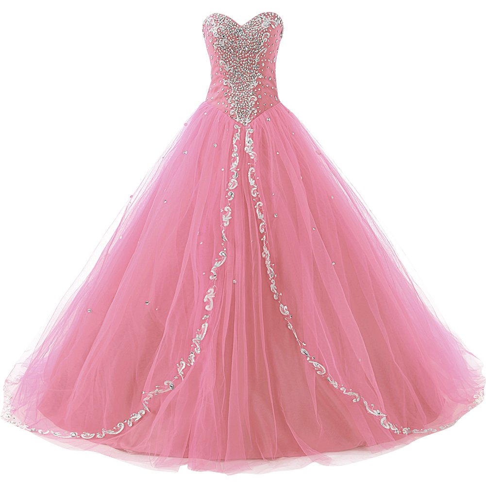 JAEDEN Sweetheart Neckline Long Quinceanera Dress - Elegant Formal Prom Ball Gown for Weddings, Quinceaneras & Special Occasions