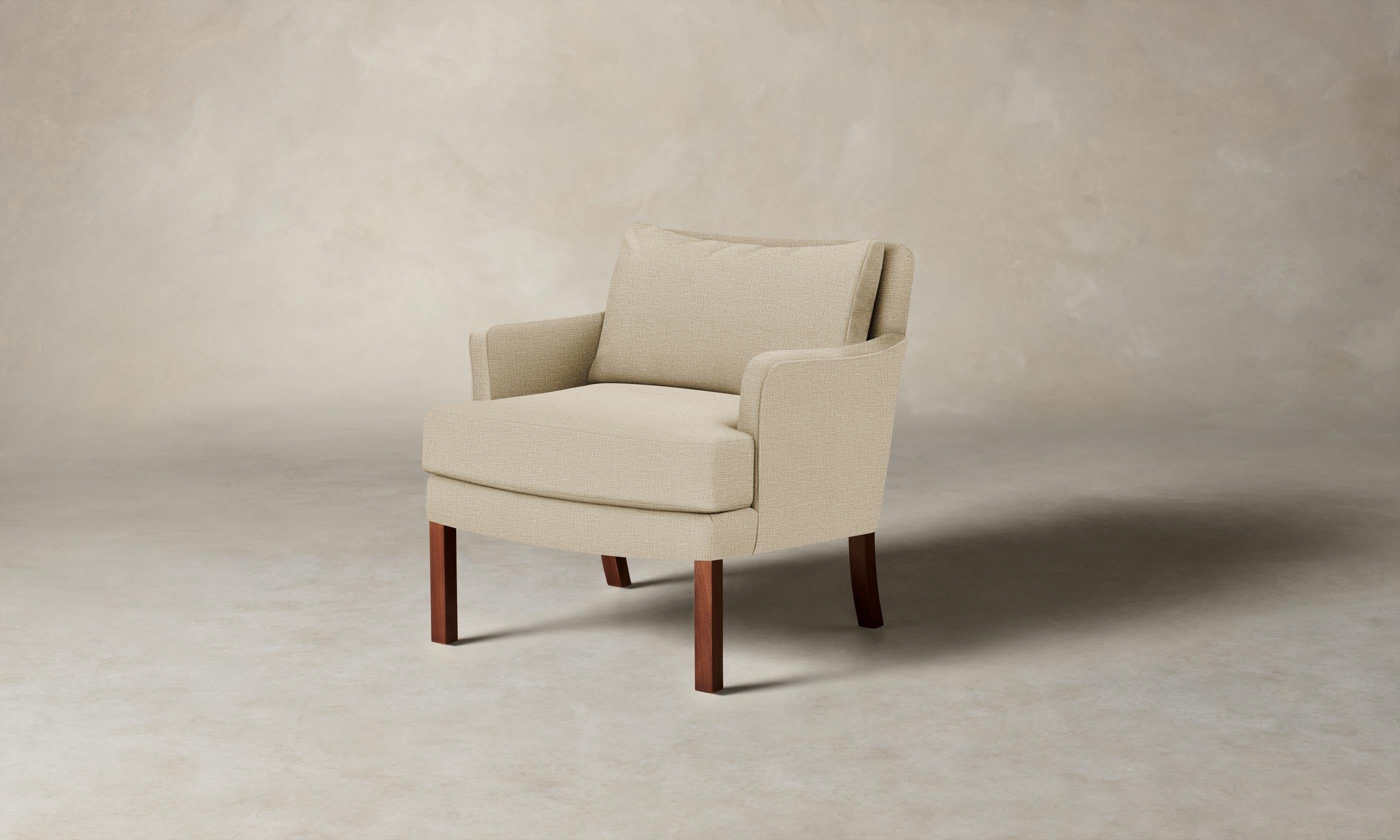 Kaye Performance Woven Chenille Chair - Comfortable Modern Living Room Seating for Home & Office - Perfect for Relaxing, Reading, and Entertaining Guests