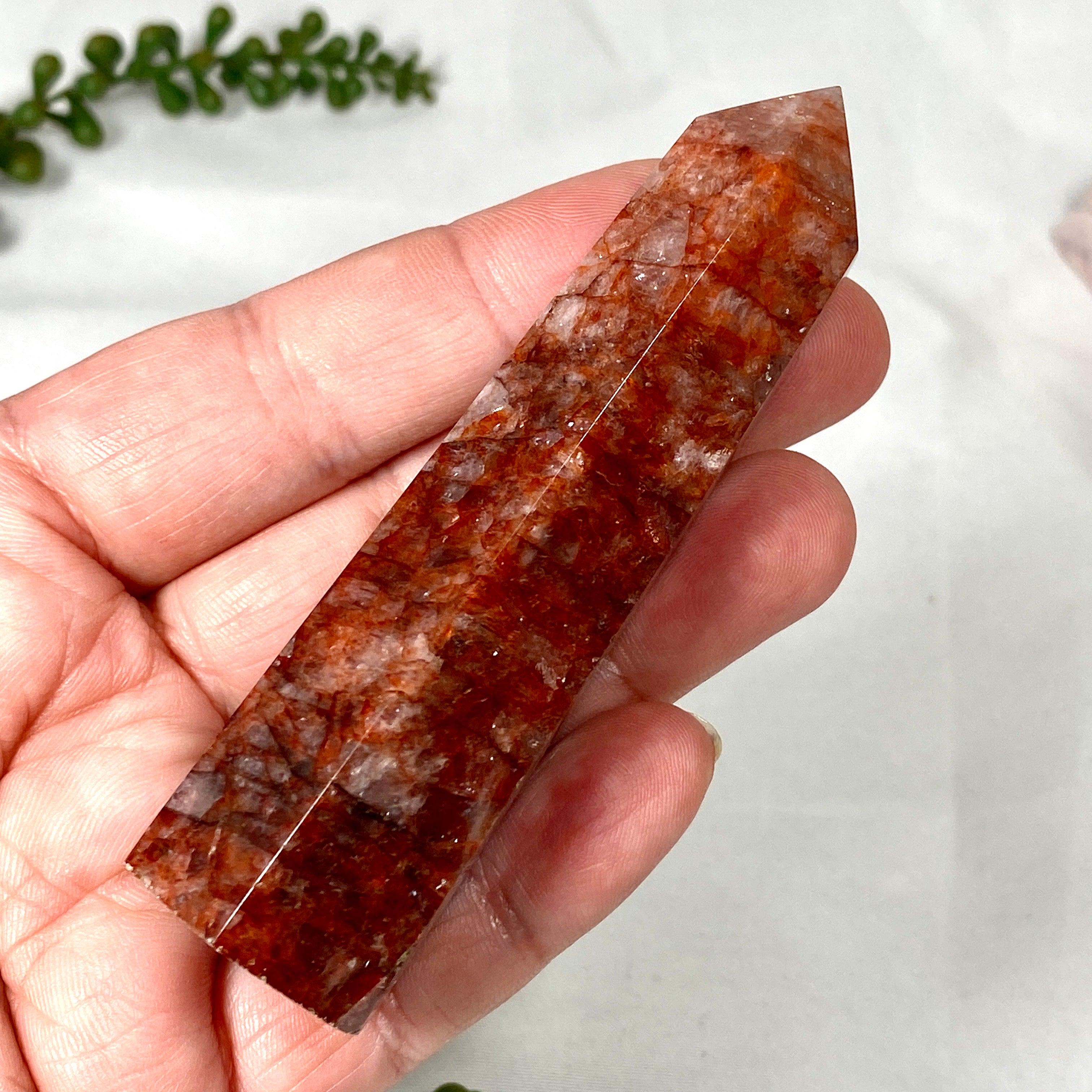 100g Fire Quartz Generator for Energy Healing & Chakra Balancing - Perfect for Meditation, Reiki, and Spiritual Practices