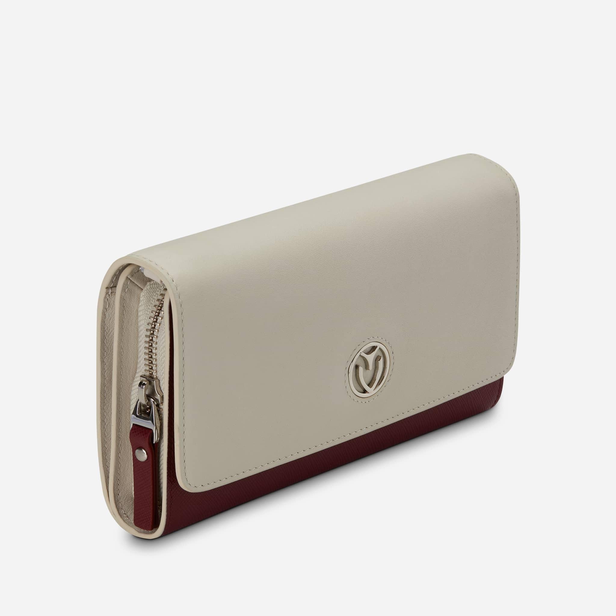 Genuine Leather Clutch Wallet for Women - Slim RFID Blocking Crossbody Purse - Perfect for Parties, Travel & Everyday Use