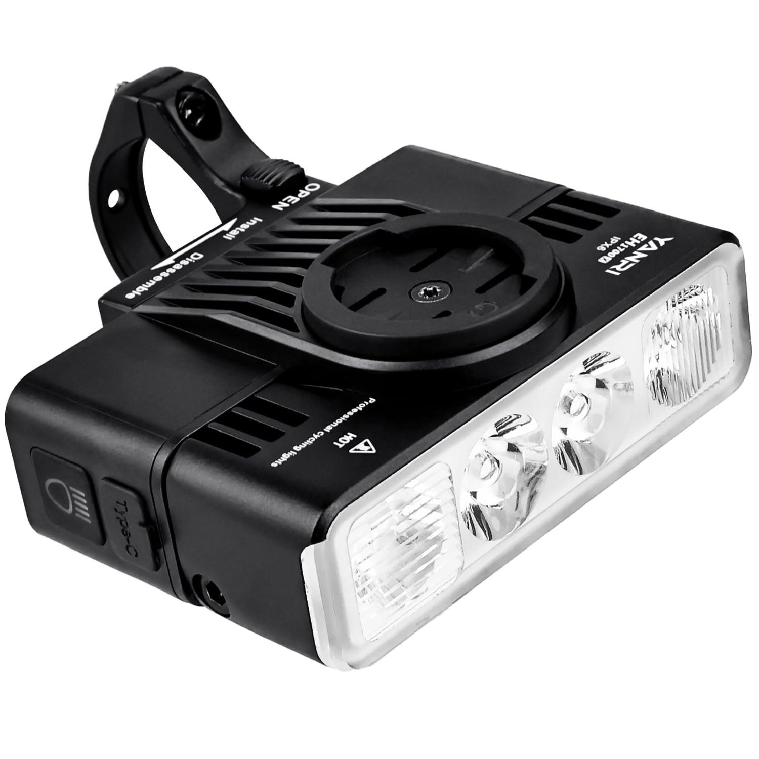 Super Bright USB C Rechargeable Bike Lights - Waterproof LED Bicycle Headlight & Taillight Set for Night Riding, Mountain Biking, Road Cycling, City Commuting & Adventure Safety - Perfect for Low Visibility Conditions & Urban Traffic
