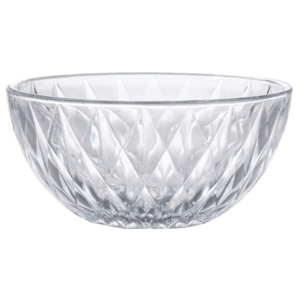 Cabilock 1pc Glass Salad Bowl - Fruit & Vegetable Serving Bowl for Kitchen, Dining, Party - Durable Food Container for Salads, Snacks, Meals - Perfect for Home, Restaurants & Outdoor Picnics
