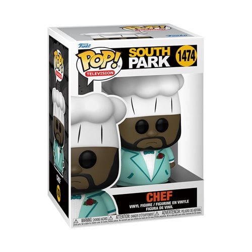 South Park: Chef in Suit - Official Cartman Action Figure - Collectible TV Show Merchandise for Fans - Perfect for Display, Gifts, and South Park Themed Parties