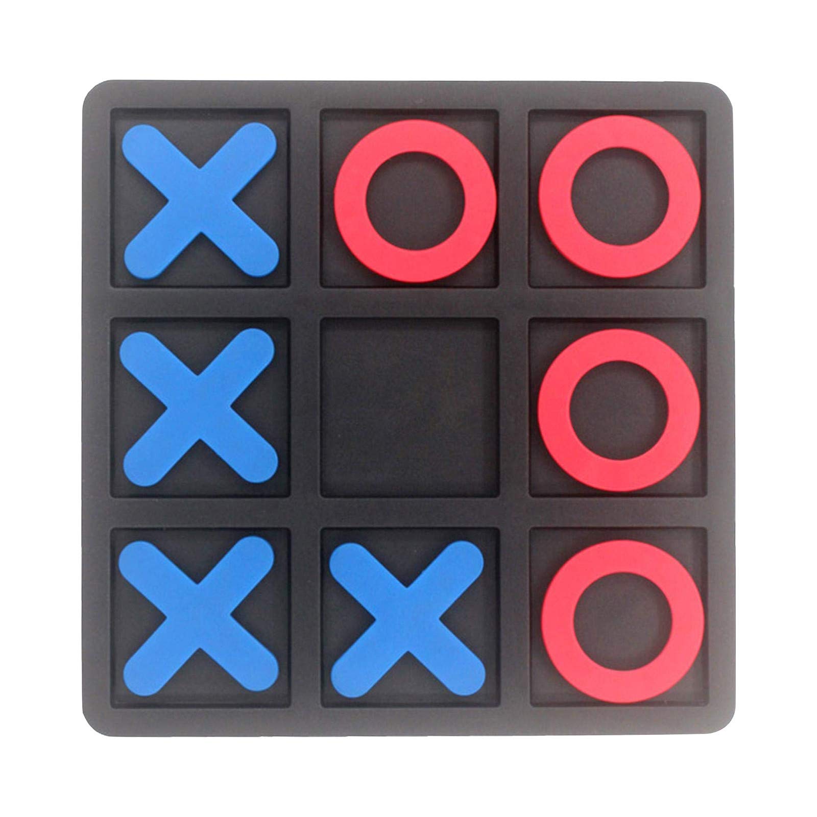 Wooden Tic Tac Toe Game Set - Classic Noughts and Crosses Board for Kids & Adults - Handmade Coffee Table Decor for Living Room, Office, or Outdoor Picnics - Perfect Family Game Night Activity