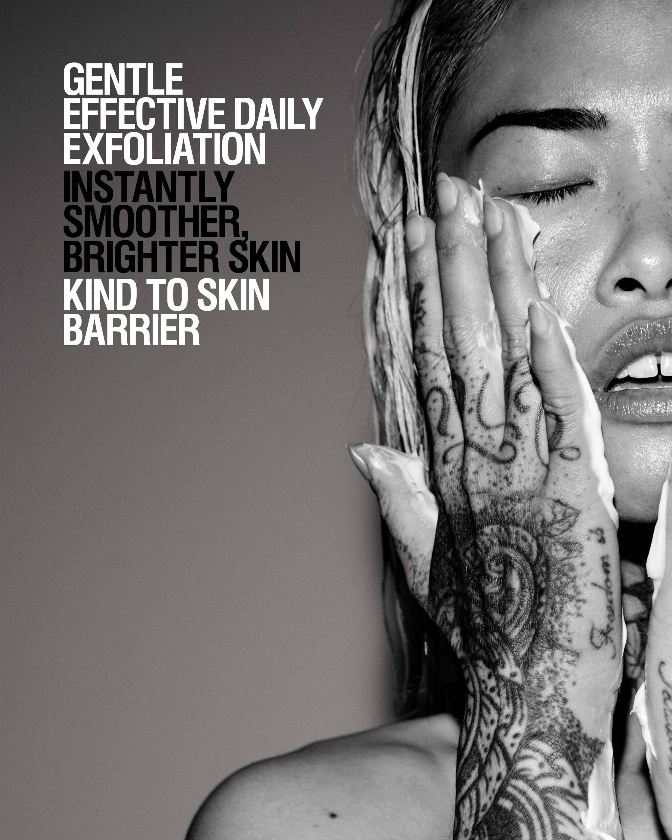 Best Facial Polishing Exfoliator for Glowing Skin - Gentle Exfoliating Scrub for Smooth & Radiant Complexion - Perfect for Daily Skincare & Makeup Prep