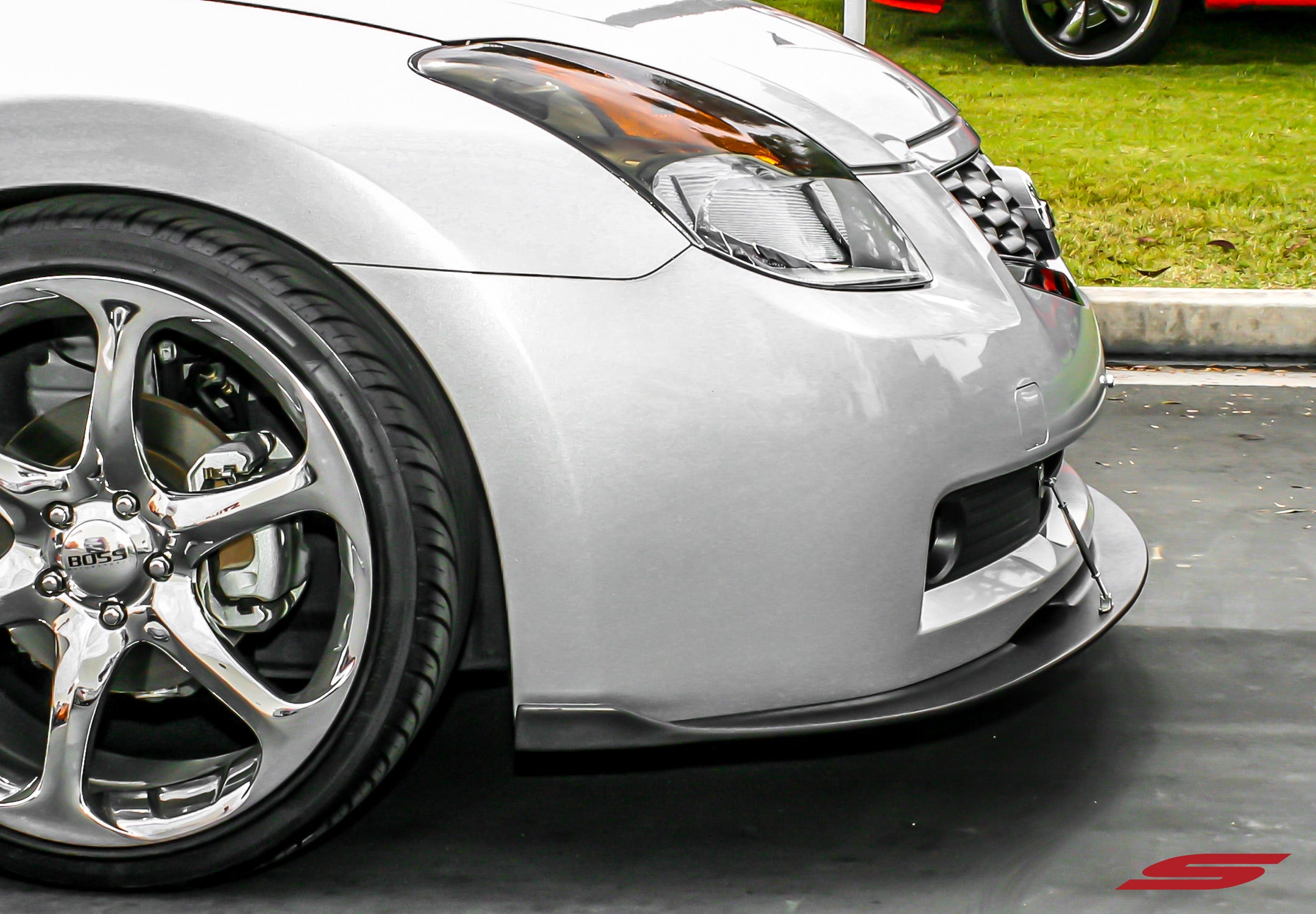 2008-2009 Nissan Altima Coupe Front Bumper Lip Splitter Spoiler - 108344SP - Enhance Style & Aerodynamics for Street Racing & Car Shows