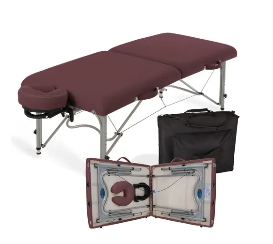 Earthlite Luna Portable Massage Table with Carrying Case - Lightweight & Adjustable for Professional & Home Use - Perfect for Therapists, Spas & On-the-Go Sessions