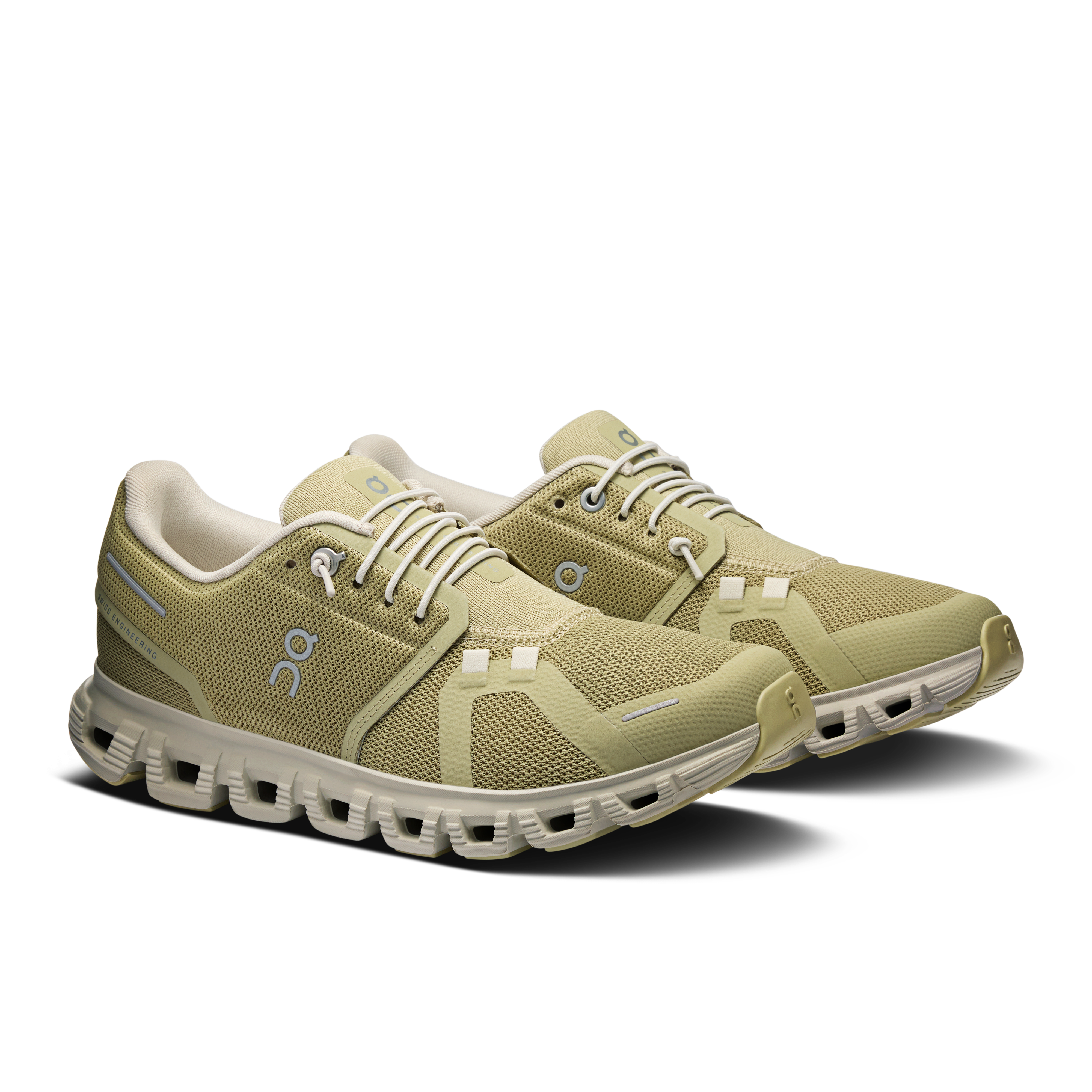 On Running Women's Cloud 6 Running Shoes - Lightweight & Breathable for Women - Caper/Ice Color - Perfect for Jogging, Gym Workouts & Daily Walking