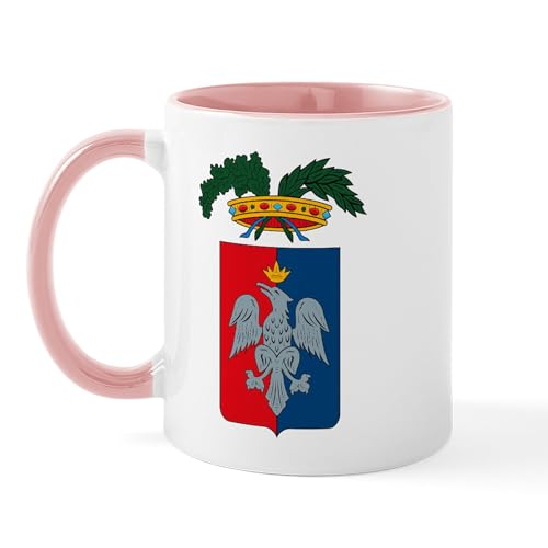 White/Pink Inside - Rome Coat Of Arms Mug