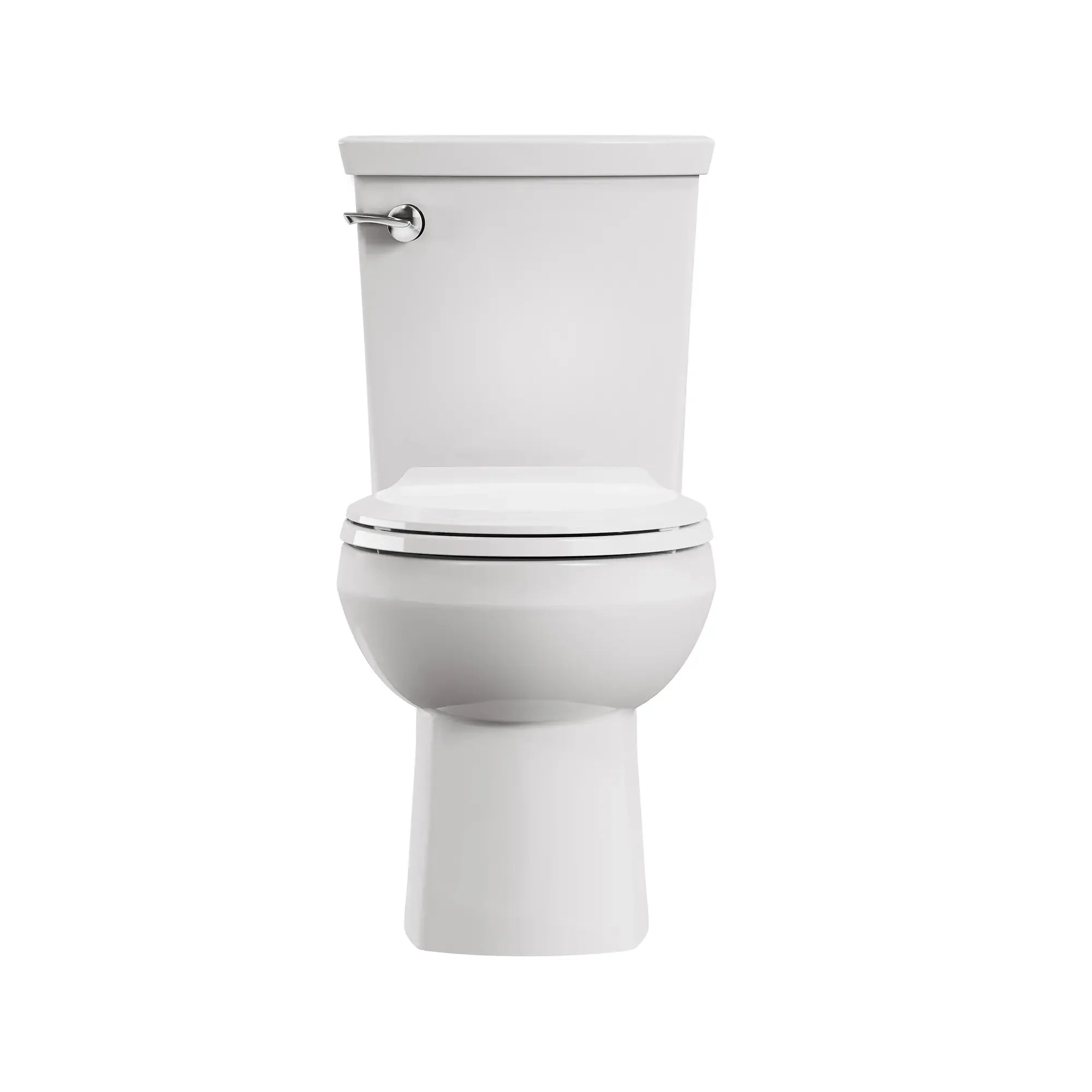 H2Optimum® 1.1 GPF/4.2 LPF Standard Height Round Front Two-Piece Toilet with Seat & Wax Ring - Water Saving Bathroom Solution for Homes & Commercial Spaces