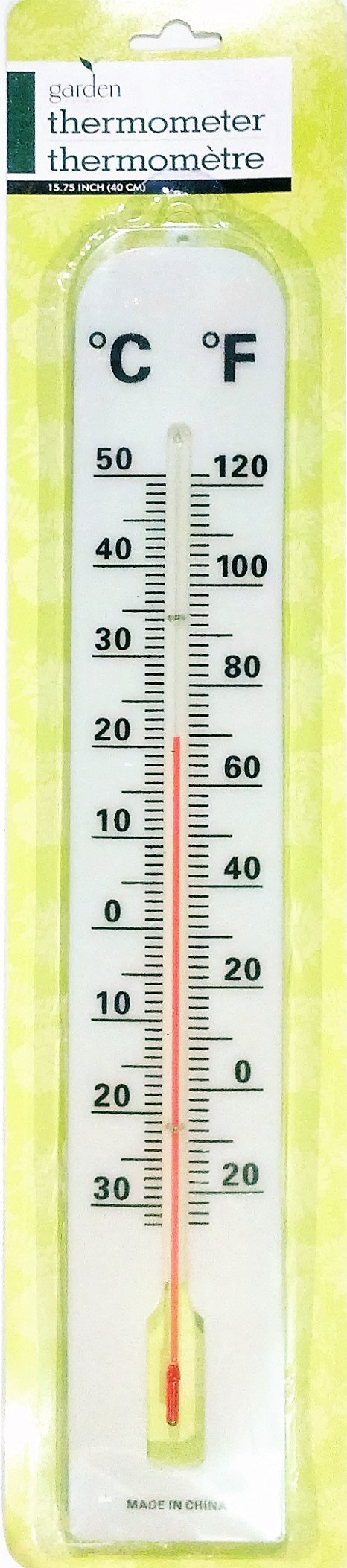 Outdoor Garden Thermometer - Accurate Temperature Gauge for Lawn, Greenhouse & Patio - Weather Resistant & Easy to Read - Perfect for Gardening, Farming & Home Use